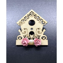 Ahşap Kuş Ev Magnet 1