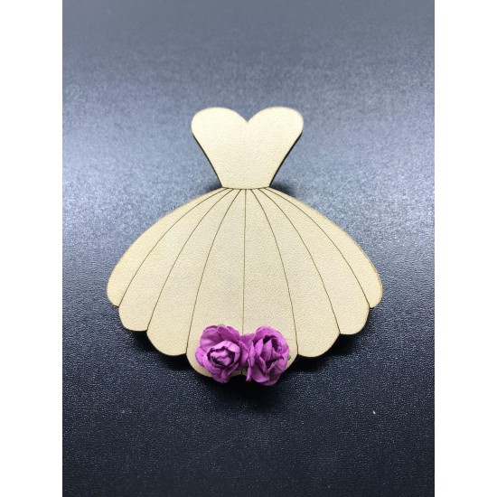 Ahşap Gelin Elbisesi Magnet