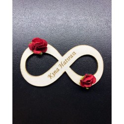 Ahşap Sonsuzluk Magnet