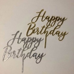 Pleksi Pasta Süsü (Happy Birthday)