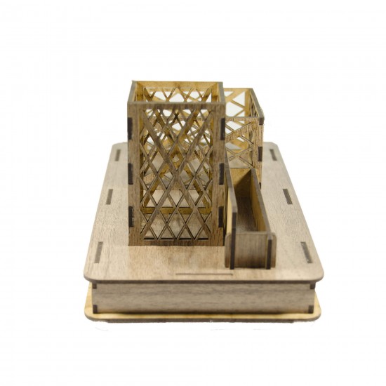 Ahşap Dekoratif Kalemlik