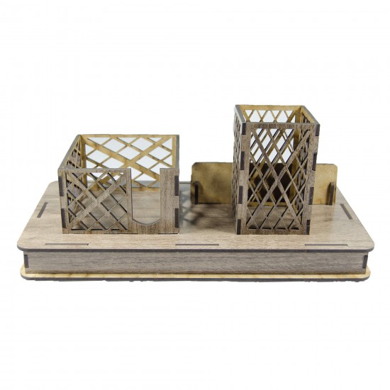 Ahşap Dekoratif Kalemlik