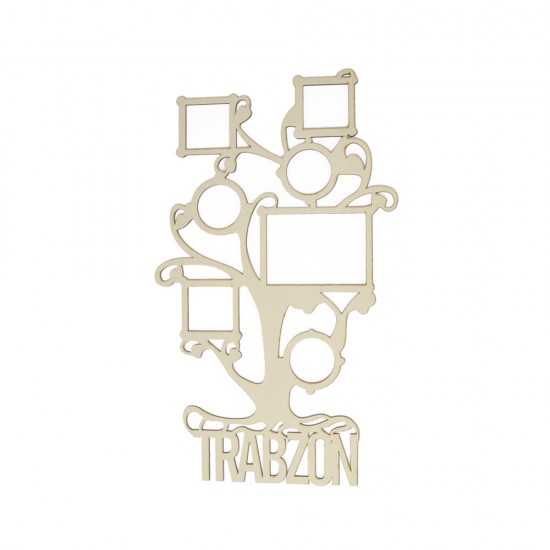 Ahşap Ağaç Fotoğraf Çerçevesi